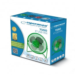 Ventilator portabil Esperanza YUGO EA149G USB 2.5W Verde "EA149G"