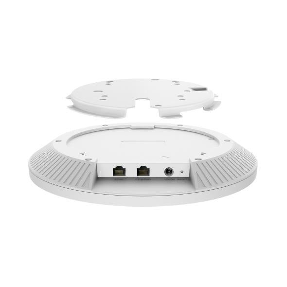 ACCESS POINT TP-LINK wireless Wi-Fi 7 Tri-Band BE19000 Mbps, cu 2× Port 10G, 12 antene interne, 802.3bt PoE++, WiFi 7, montare pe tavan/perete (fara adaptor DC in pachet) "EAP783"
