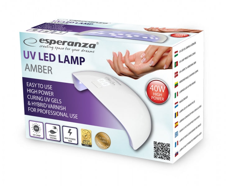 Lampa UV Esperanza Amber EBN009 40W Alb "EBN009"