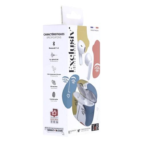 XCLUSIV- TWS ART 3 Earphones with Charging case - Yellow and White "EBXART3" (timbru verde 0.18 lei)