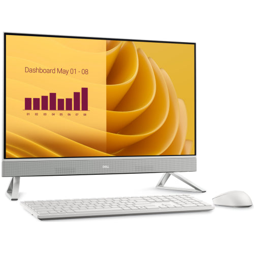 Dell 27 AIO,27"FHD(1920x1080)Infinity Touch,Intel Core 7 150U(12MB cache,10cores,12threads,5.4GHz),32GB(2x16)DDR5 5200 MT/s,1TB SSD,Intel Graphics,White,Win11Pro,3Yr NBD "EC27250_RPLU-R_007-05"