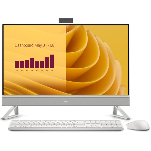 Dell 27 AIO,27"FHD(1920x1080)Infinity Touch,Intel Core 7 150U(12MB cache,10cores,12threads,5.4GHz),32GB(2x16)DDR5 5200 MT/s,1TB SSD,Intel Graphics,White,Win11Pro,3Yr NBD "EC27250_RPLU-R_007-05"