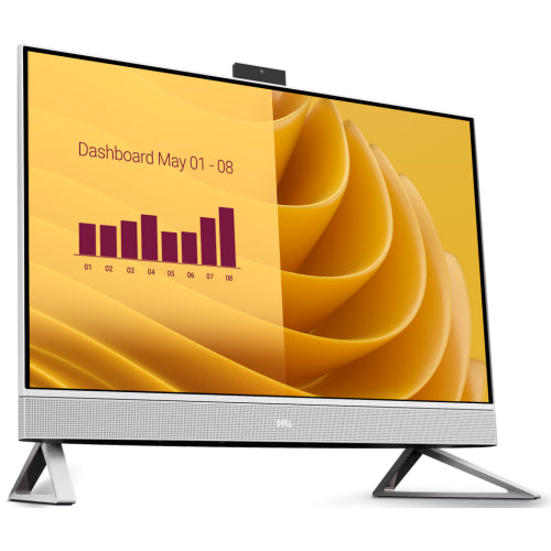 Dell 27 AIO,27"FHD(1920x1080)Infinity Touch,Intel Core 7 150U(12MB cache,10cores,12threads,5.4GHz),32GB(2x16)DDR5 5200 MT/s,1TB SSD,Intel Graphics,White,Win11Pro,3Yr NBD "EC27250_RPLU-R_007-05"