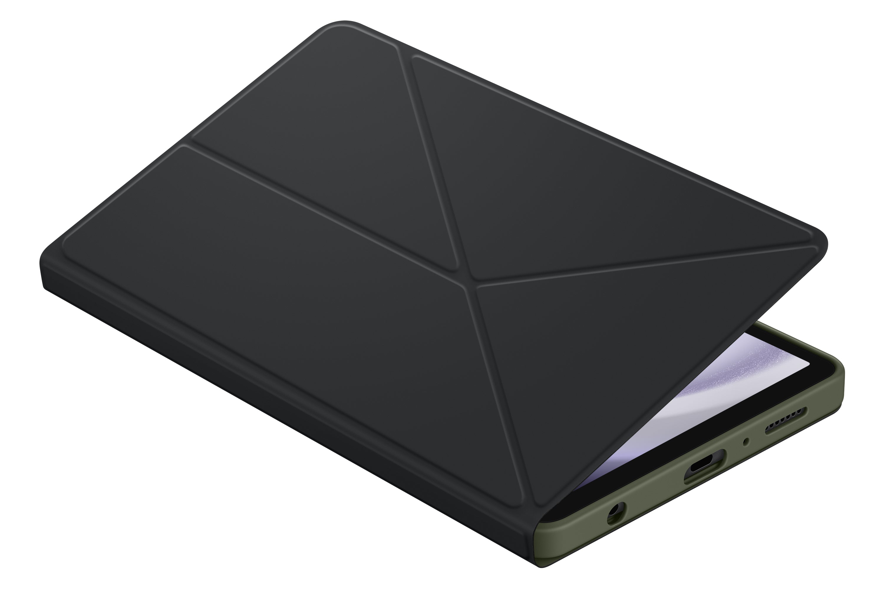 Husa pentru Samsung Galaxy Tab A9, Book Cover, Neagra EF-BX110TBEGWW "EF-BX110TBEGWW"