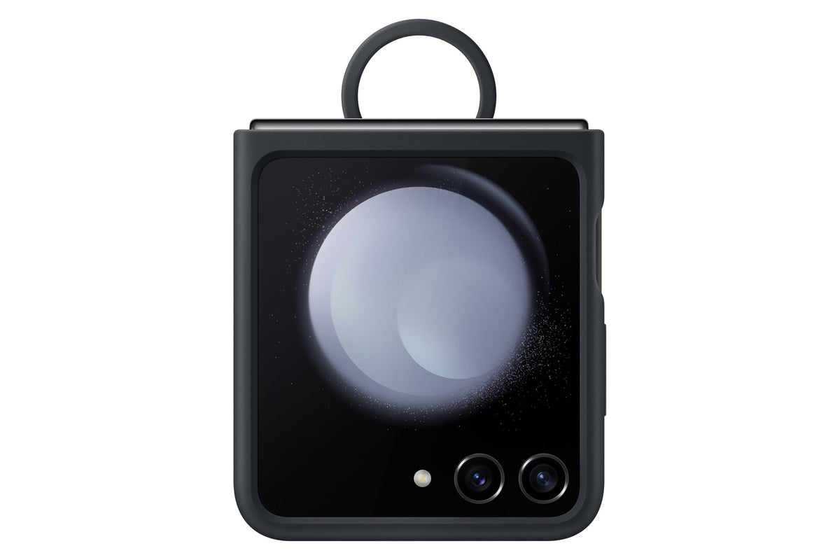 Husa Silicone Case with Ring pentru Galaxy Flip5, Indigo 