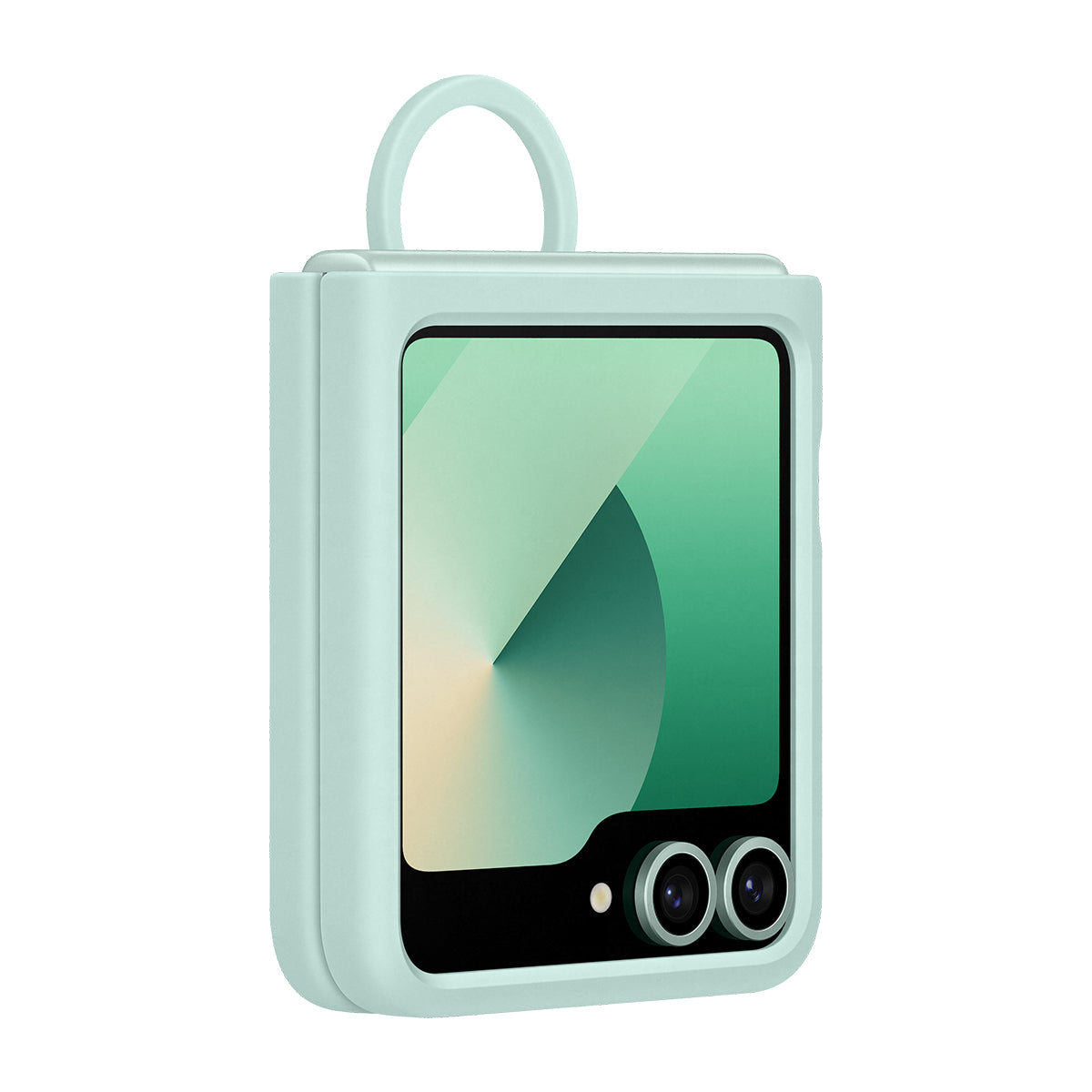 Capac protectie spate Silicone Case Galaxy Z Flip 6 Verde Mint "EF-PF741TMEGWW"