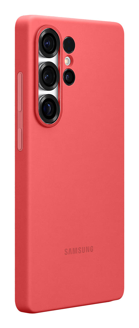 Capac protectie spate Silicone Case Galaxy S25 Ultra (S938) Rosu "EF-PS938CREGWW"