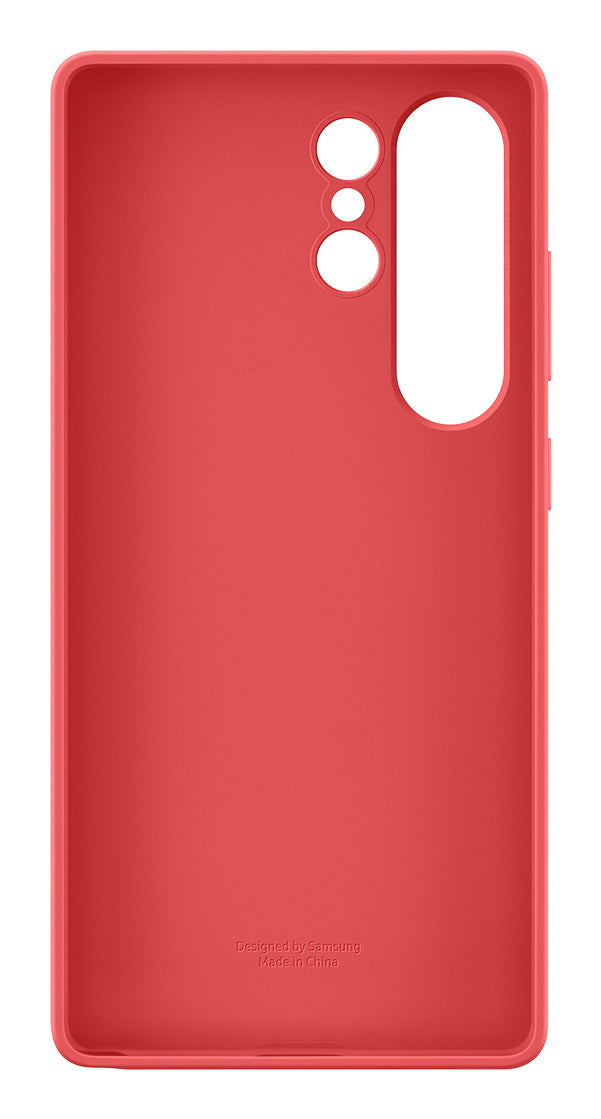 Capac protectie spate Silicone Case Galaxy S25 Ultra (S938) Rosu "EF-PS938CREGWW"