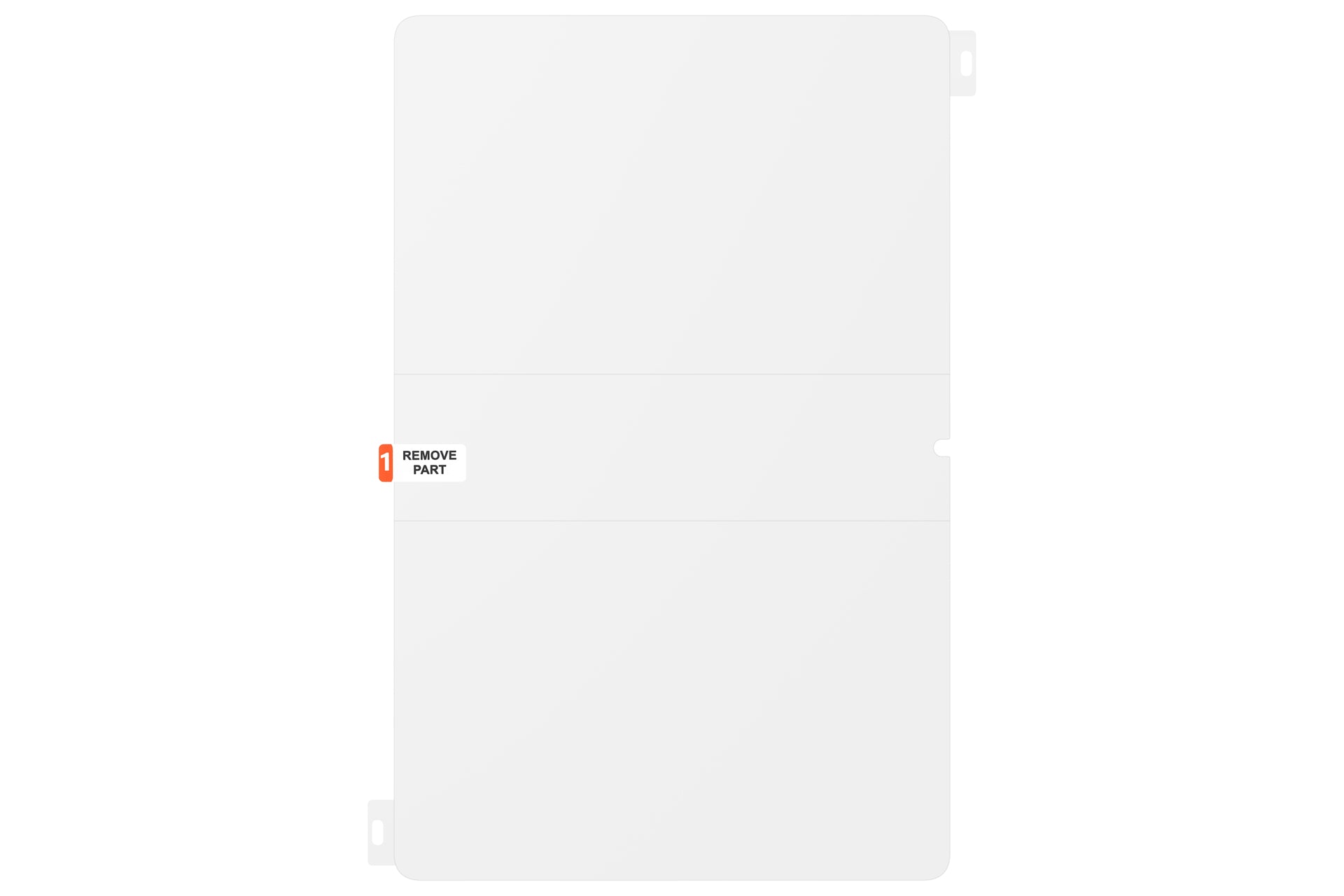 Folie de protectie Anti-Reflecting Screen Protector Samsung Galaxy Tab S10 FE Plus Transparent "EF-UX620CTEGWW"