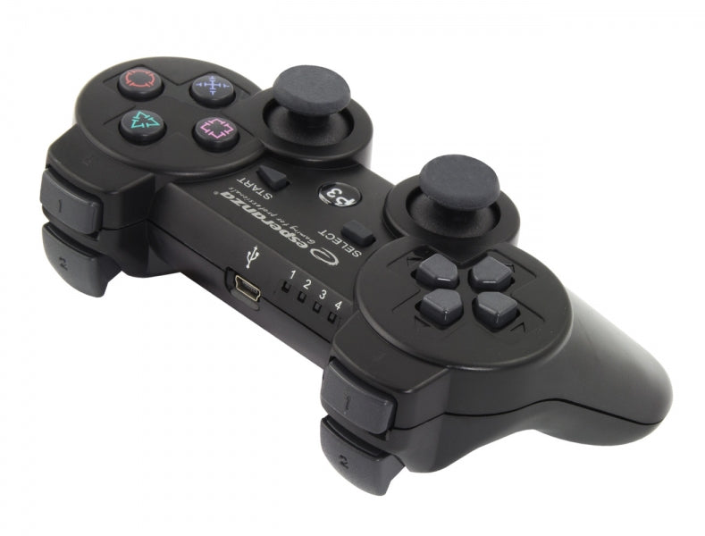 Gamepad Esperanza Marine EGG109K cu vibratii Bluetooth PS3 Negru "EGG109K"
