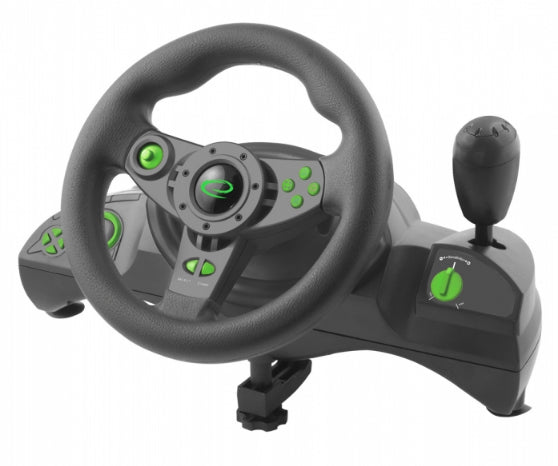 Volan cu pedale Esperanza Nitro EGW102 PC/PS3 Usb Negru/Verde "EGW102"