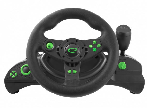 Volan cu pedale Esperanza Nitro EGW102 PC/PS3 Usb Negru/Verde "EGW102"