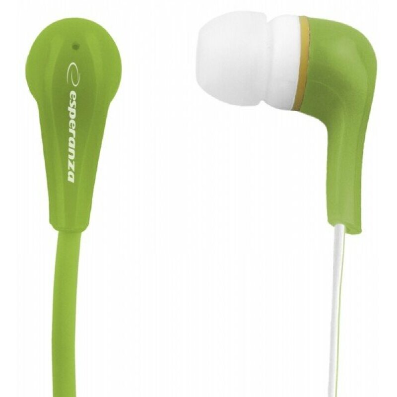 Casti Esperanza In-Ear, Green "EH146G" (timbru verde 0.18 lei)