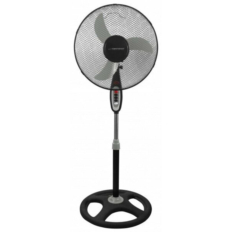 Ventilator cu picior Esperanza Typhoon EHF002KE diametru 40cm 50W Negru/Gri 