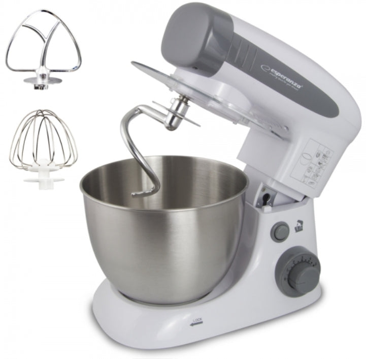 Robot de bucatarie Esperanza EKM024 800W 6 viteze bol 4l Argintiu "EKM024"
