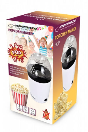 Aparat pentru floricele Esperanza Pop EKP006 1200W Alb "EKP006"