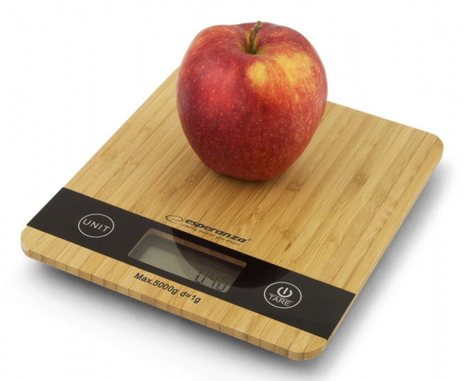 Cantar de bucatarie Esperanza Bamboo EKS005 max. 5kg Maro "EKS005"