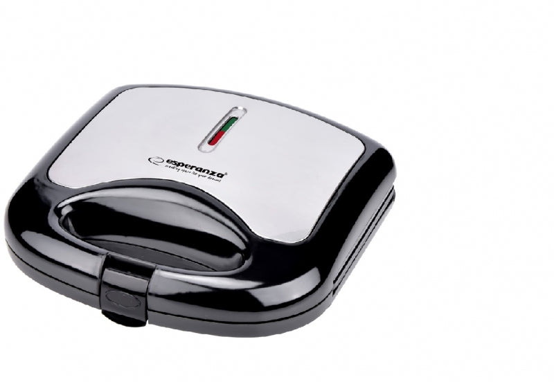Prajitor de paine tip Sandwich maker Esperanza Asiago EKT011 1000W Negru/Gri "EKT011"