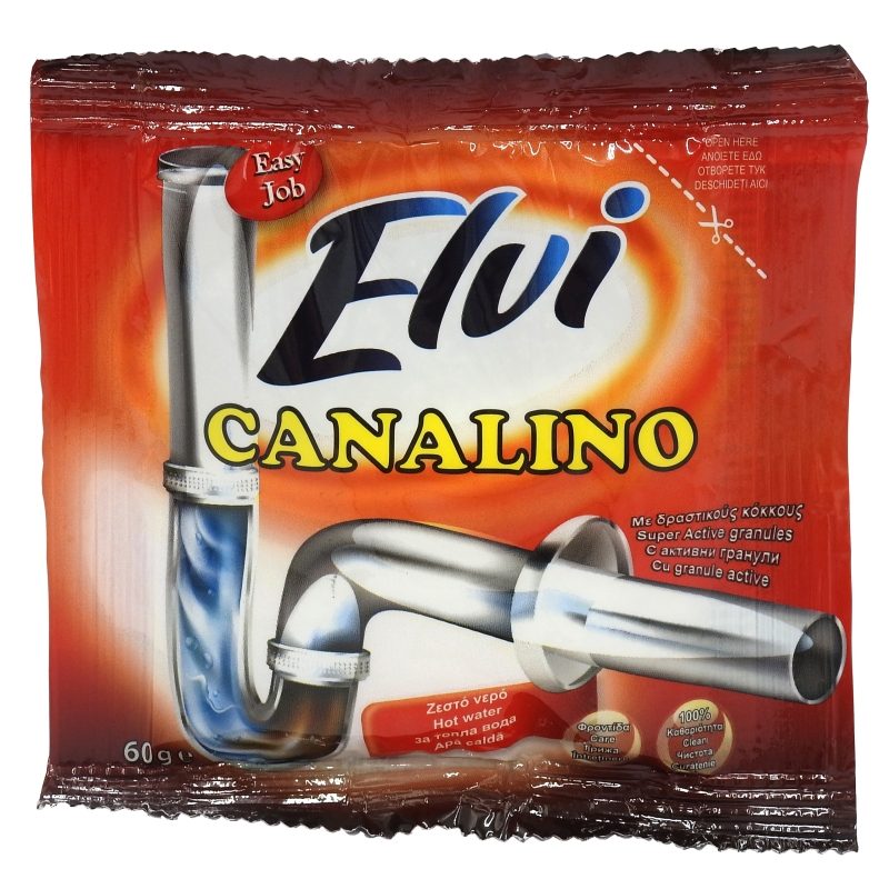 Elvi Desfundat Tevi Granule 60 g Apa Fierbinte