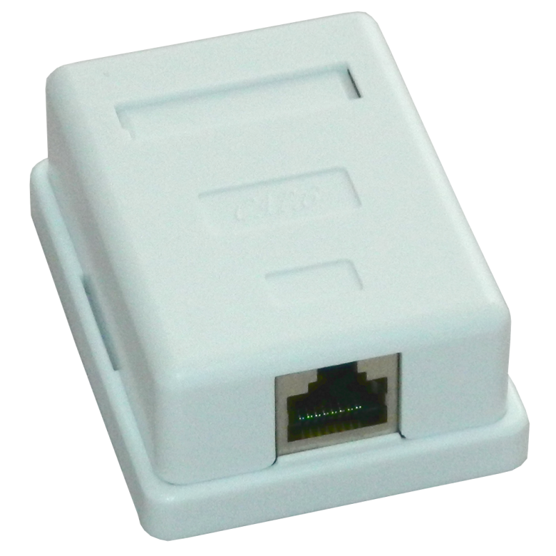 Priza FTP simpla aplicata cat.6 - EMTEX, "EMT-FTP6-1P-PT"