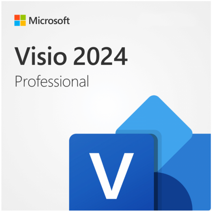 MS ESD Microsoft Visio Professional 2024 All Languages Online Product Key License 1 License Downloadable Click to Run ESD NR