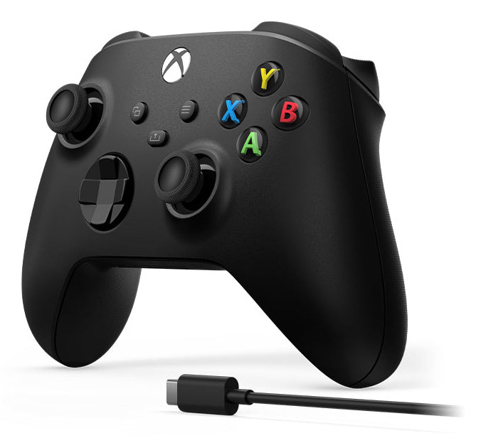 Wireless Controller + USB-C Cabel 2,7m Carbon Black, fur PC / Xbox One / S / X "EP2-29944"