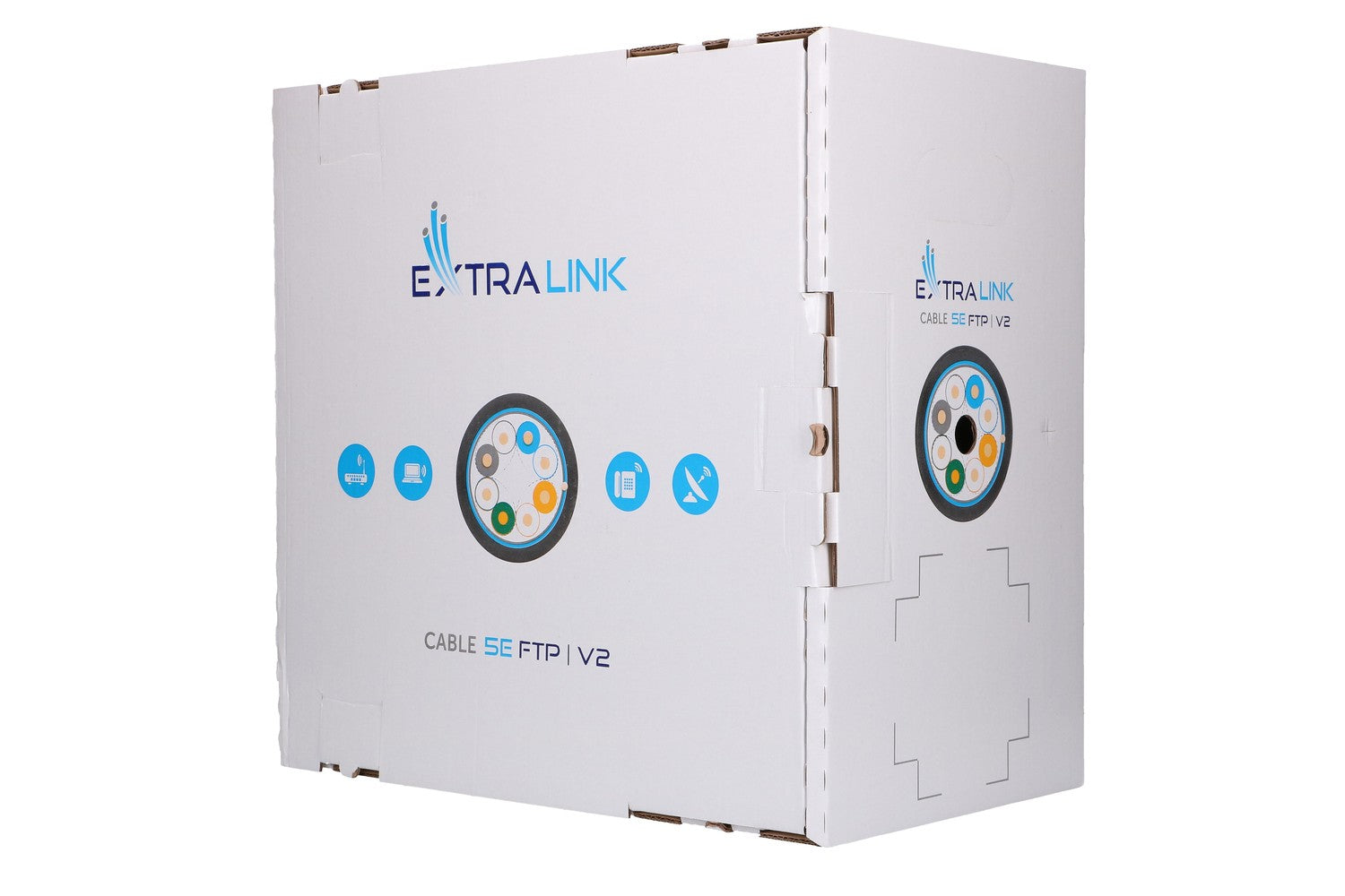 Extralink cablu retea de exterior FTP Cat.5E full cupru 305M "EX.8710"