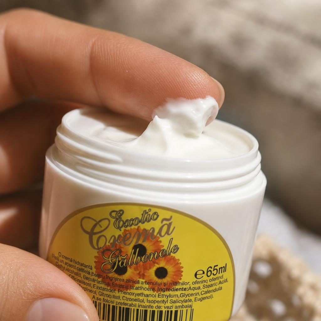 Exotic Crema 65 ml, Hidratanta Ten si Maini Galbenele