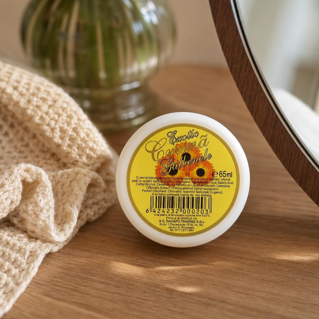 Exotic Crema 65 ml, Hidratanta Ten si Maini Galbenele