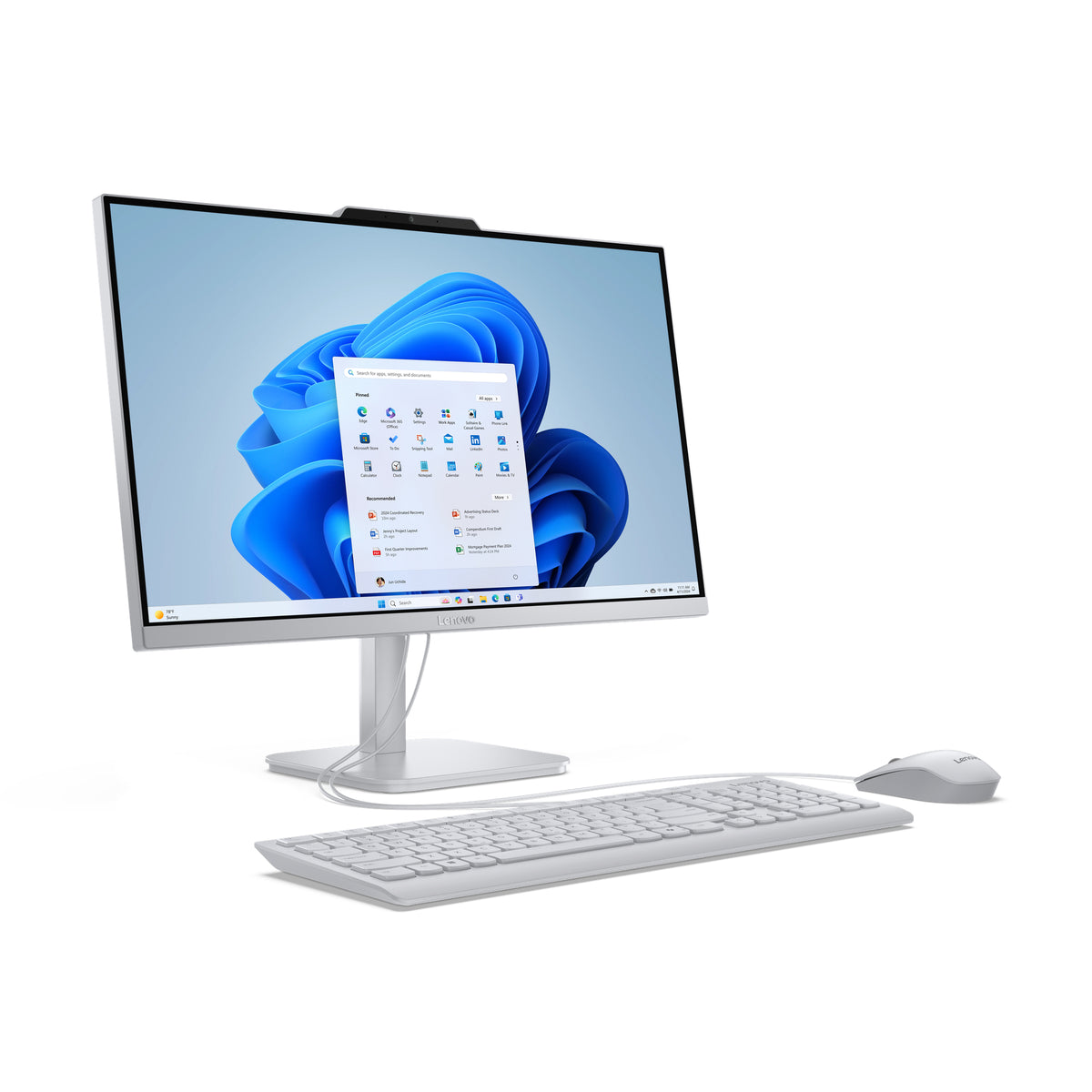 Lenovo AIO A100 23.8 FHD I3-N305 16 512 UMA DOS 