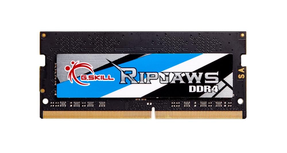 SODIMM G.Skill, Ripjaws, DDR4, 16GB, Number of modules 1, 3200 MHz, 260-pin SO DIMM, CL 22, Nominal voltage 1.2 V 