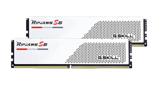 Memorie DDR G.Skill - gaming "Ripjaws S5" DDR5 32GB frecventa 5600 MHz, 16GB x 2 module, radiator, latenta CL36, "F5-5600J3636C16GX2-RS5W"