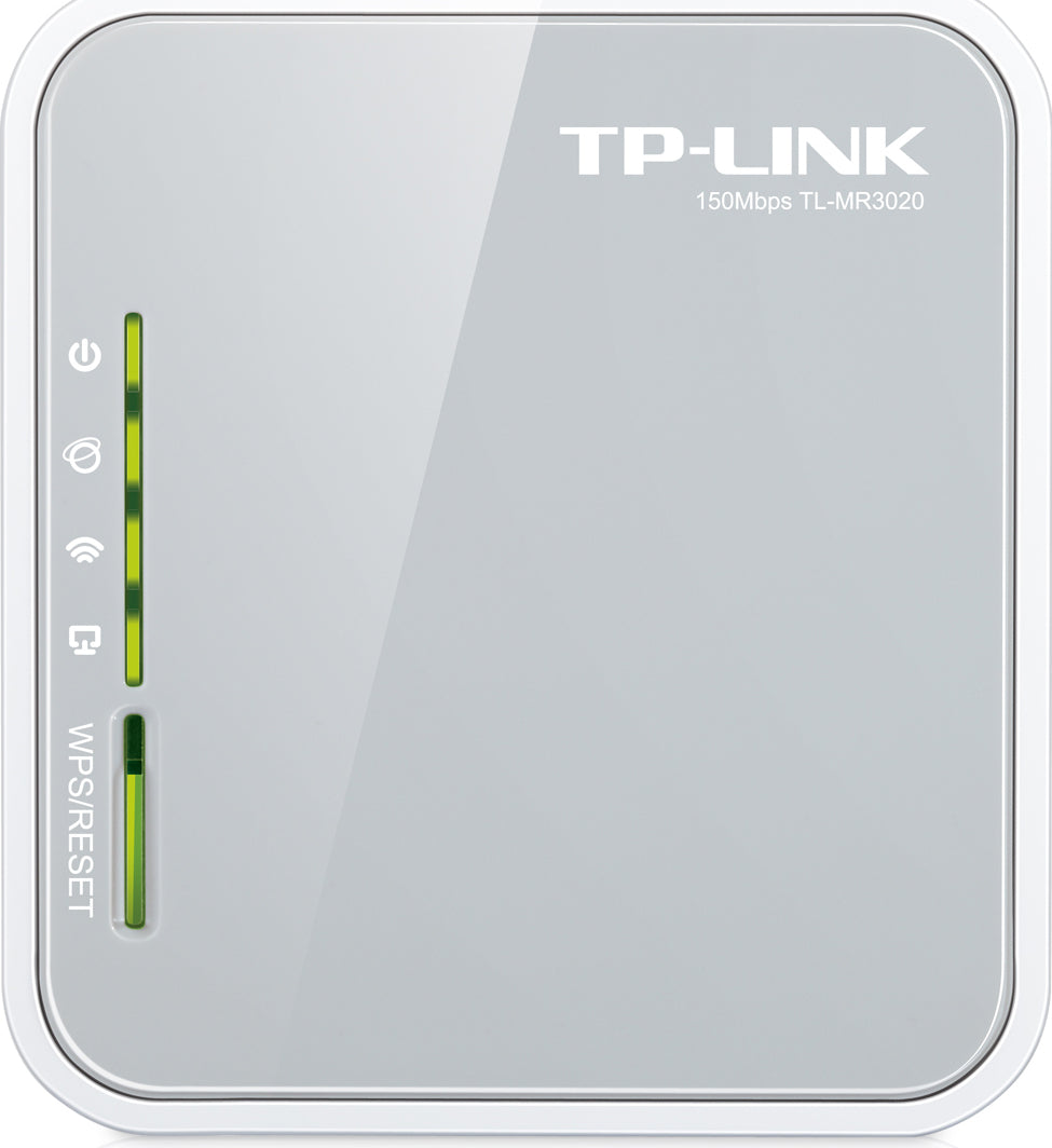 ROUTER TP-LINK wireless. portabil, 3G 150Mbps, 1 port WAN/LAN, compatibil UMTS/HSPA/EVDO, 3G USB modem, 2.4GHz, 802.11n/g/b, TL-MR3020