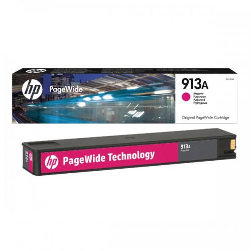 Cartus Cerneala Original HP Magenta, nr.913A, pentru PageWide 352|377, 3.5K, , "F6T78AE"