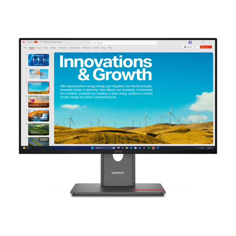 Lenovo ThinkVision P24QD-40 23.8" QHD IPS 3Y