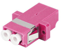 Adapt. fibra optica MM LC/UPC duplex OM4 "FA-LCUP-MD41-0001-VT"