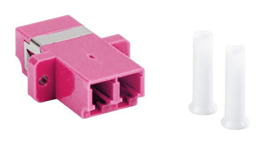 Adapt. fibra optica MM LC/UPC duplex OM4 "FA-LCUP-MD41-0001-VT"