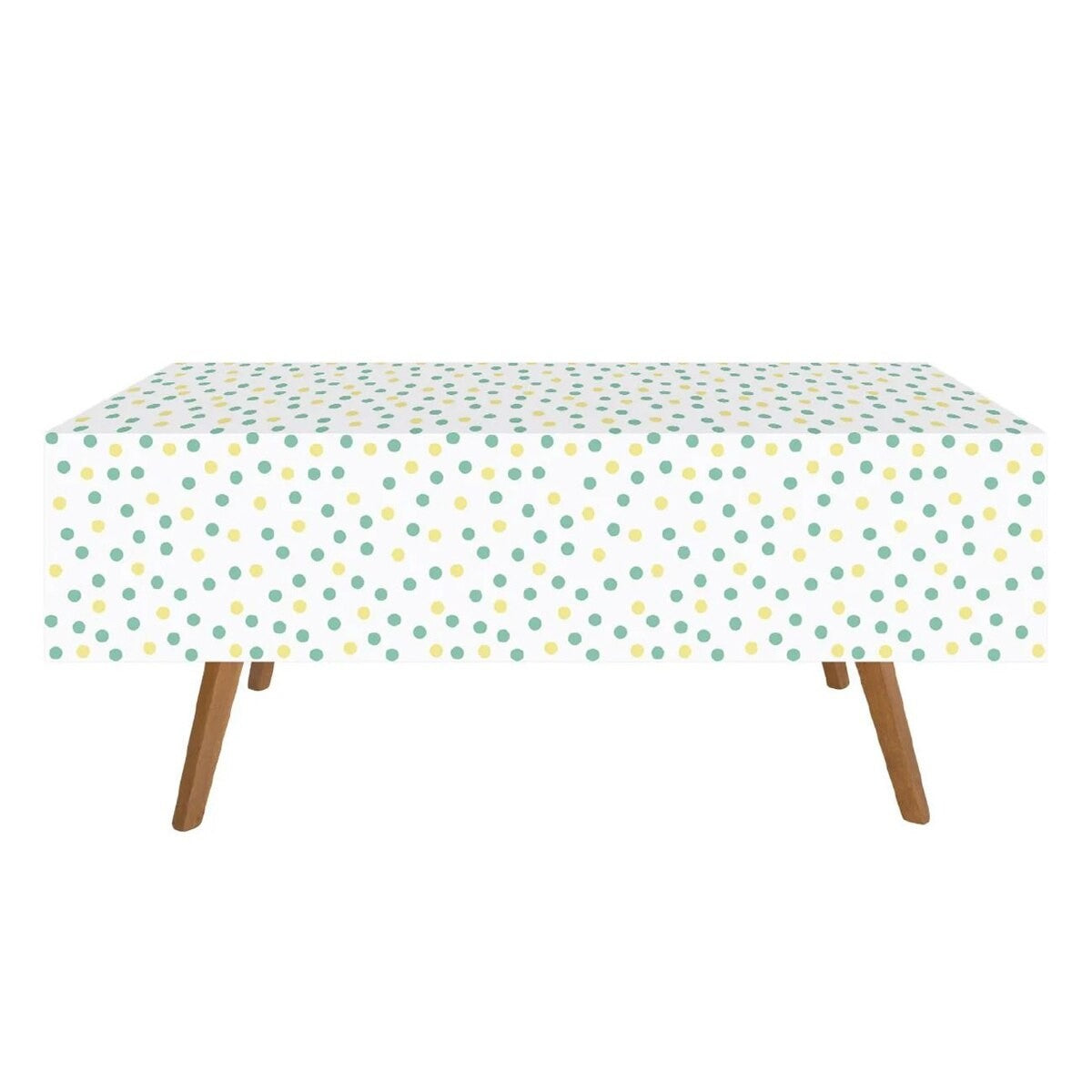 Fata de Masa Dreptunghiulara, Colectia LA MULTI ANI, 137 x 274 cm, din Plastic PE, Impermeabila, Multicolor