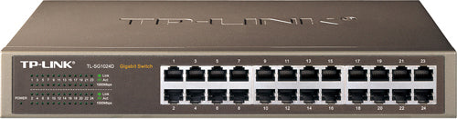 SWITCH TP-LINK 24 porturi Gigabit, carcasa metalica, rackabil "TL-SG1024D"