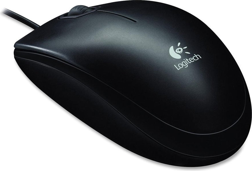 MOUSE LOGITECH, "B100", PC sau NB, cu fir, USB, optic, 800 dpi, butoane/scroll 3/1, , negru, "910-003357" 45501509