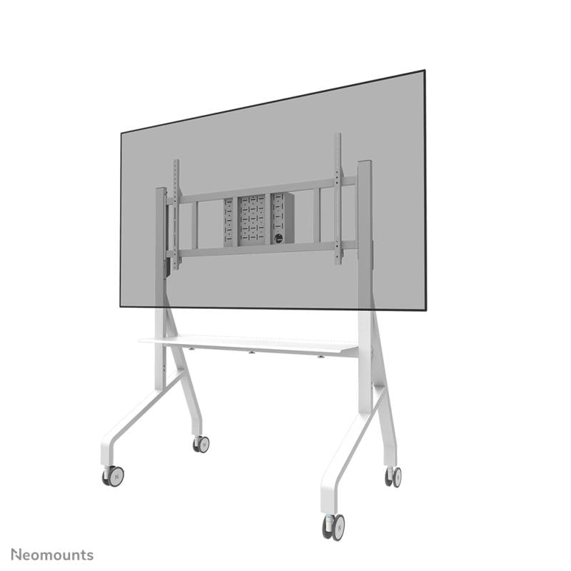 Neomounts Stand podea mobil/fix 65-110" 125kg alb