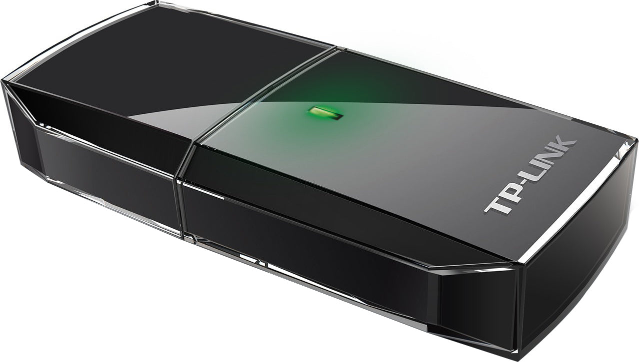 ADAPTOR RETEA TP-LINK AC600, extern wireless 2.4 GHz | 5 GHz, USB 2.0, port, 433 Mbps, antena interna x 1, "Archer T2U"