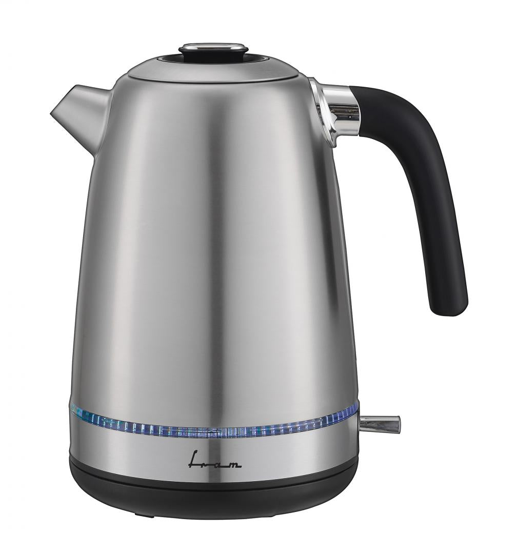 Fierbator FRAM Fierbator electric FEK-M2200SS 2200W 1.7l filtru detasabil Negru/Gri "FEK-M2200SS"