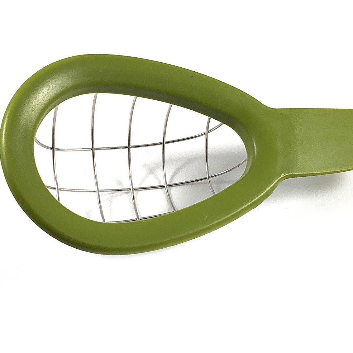 Feliator de Avocado, pentru Taierea in Cubulete, Multifunctional, pentru Bucatarie, Otel Inoxidabil, ABS, 16x8x5 cm, Verde