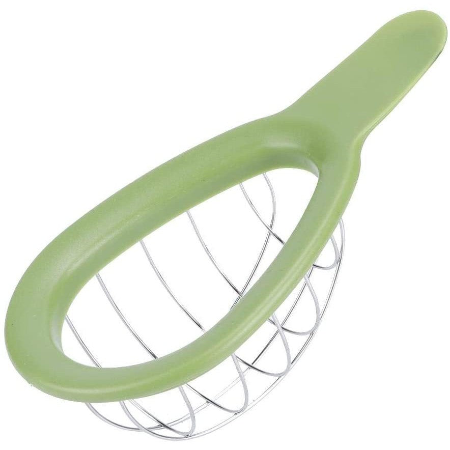 Feliator de Avocado, pentru Taierea in Cubulete, Multifunctional, pentru Bucatarie, Otel Inoxidabil, ABS, 16x8x5 cm, Verde