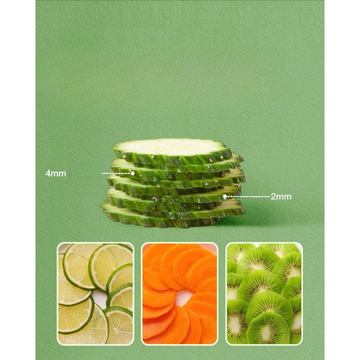 Feliator de Legume Multifunctional, Taieturi Diferite, Razatoare pentru Bucatarie, Taietor de Cartofi, Presa Manuala, Pliabila, Extensibila, PP PET, 23.5x9.5x5.5 cm, Gri