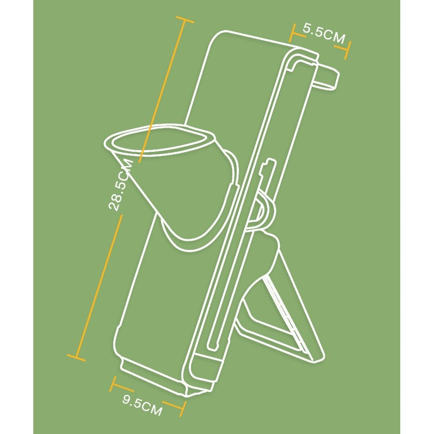 Feliator de Legume Multifunctional, Taieturi Diferite, Razatoare pentru Bucatarie, Taietor de Cartofi, Presa Manuala, Pliabila, Extensibila, PP PET, 23.5x9.5x5.5 cm, Alb