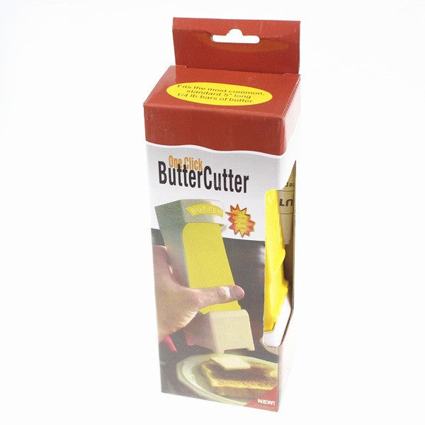 Feliator manual de unt material plastic, design usor si practic, 20x6x8.5 cm, Butter Cutter, alb