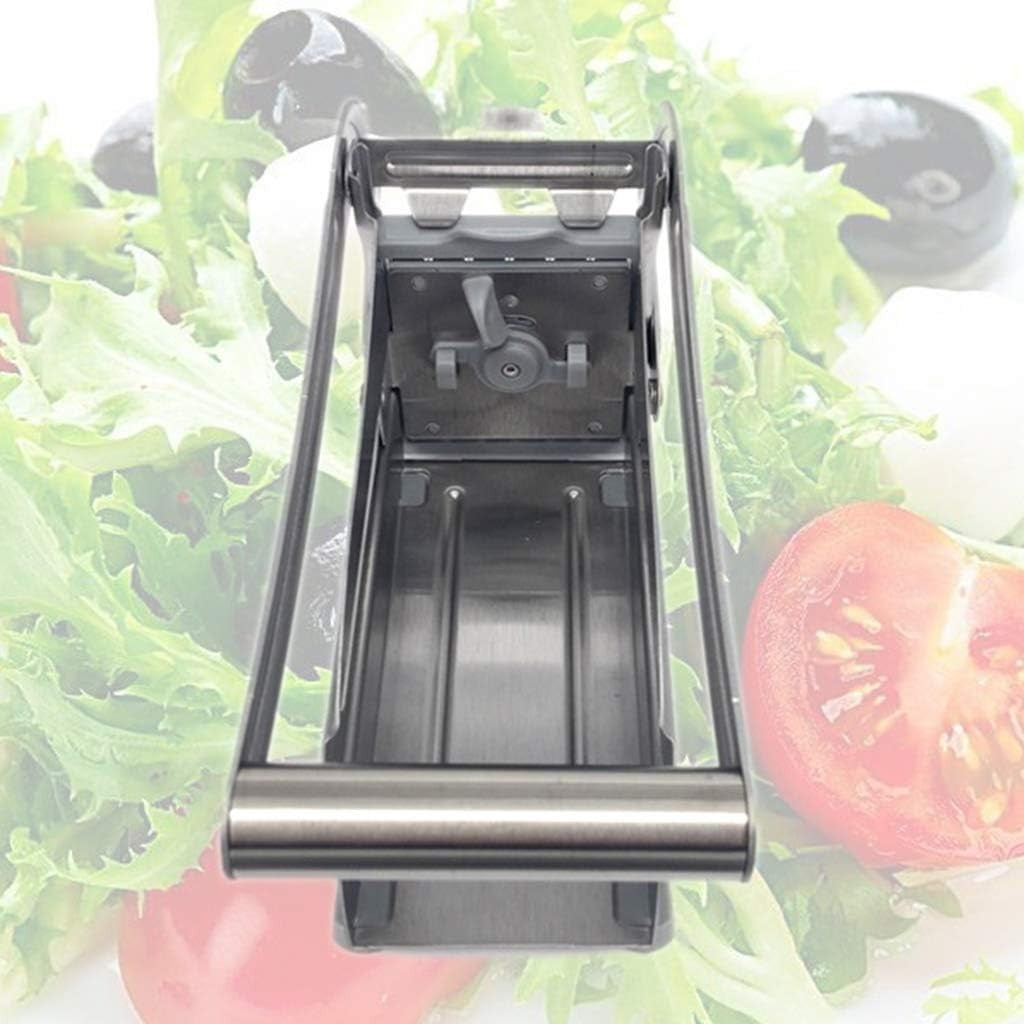 Feliator manual pentru cartofi pai si legume, din inox, cu 2 dimensiuni de feliere, 25.5 x 11.7 cm, argintiu