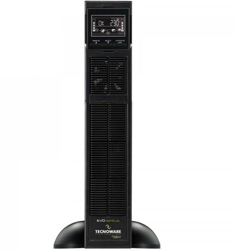 UPS Tecnoware "EVO DSP PLUS", Online, Tower/rack, 1000 W, fara AVR, IEC x 8, display LCD, back-up 11 - 20 min. "FGCEDP1202RTIEC"